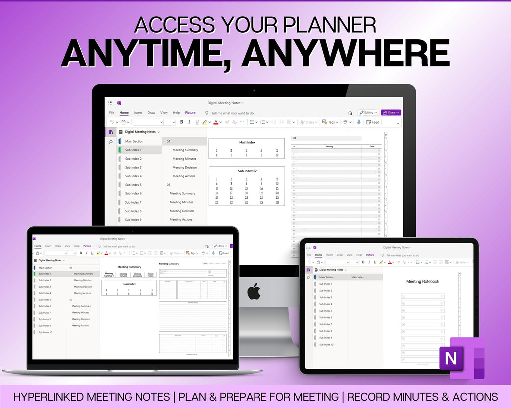 OneNote Meeting Notes Template | Perfect for Efficient Note-Taking!