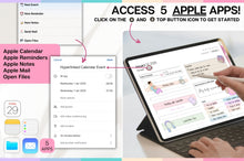 Load image into Gallery viewer, GLOW UP Mega BUNDLE! 2026 Digital Planners | Colorful Daily Planner, Digital Notebook, Fitness Planner &amp; Reading Journal, Smart Apple Links (Copy)

