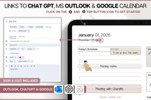 Load image into Gallery viewer, The 2 YEAR Digital Planner (2026 &amp; 2027). MINIMALIST Daily Weekly, Monthly Planner &amp; Life Planner. Ideal for use on Goodnotes and iPad. Smart Apple Links
