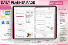 Load image into Gallery viewer, 2026 Digital Planner | PINK GoodNotes Planner With Daily, Weekly &amp; Monthly Planner | SMART Apple, ChatGPT, Google Integration links
