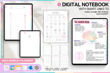Load image into Gallery viewer, GLOW UP Mega BUNDLE! 2026 Digital Planners | Colorful Daily Planner, Digital Notebook, Fitness Planner &amp; Reading Journal, Smart Apple Links (Copy)
