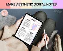 Load image into Gallery viewer, Digital Notebook | Hyperlinked Portrait Notebook with Aesthetic Covers and Note-Taking Templates for GoodNotes &amp; iPad
