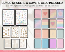 Load image into Gallery viewer, Pink 2024 Digital Planner | Includes PINK GoodNotes Planner, Daily Weekly, Monthly Planner, Undated Life Planner, Notability Planner &amp; iPad Planner!
