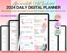 Load image into Gallery viewer, COLORFUL Weekly Digital Planner | 2024 Digital Planner, Life Planner &amp; Weekly Schedule | For iPad, GoodNotes &amp; Notability | Undated
