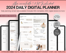 Load image into Gallery viewer, 2024 WEEKLY Digital Planner | Digital Life Planner &amp; Weekly Schedule Undated | Perfect for iPad, GoodNotes &amp; Notability

