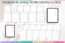 Load image into Gallery viewer, 2026 Digital FITNESS planner, GoodNotes Fitness Planner, Fitness Journal, Weight Loss Tracker, iPad Workout Planner, Wellness Template (Colorful)
