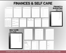 Load image into Gallery viewer, UNDATED Daily Planner for Kindle Scribe | Includes templates for Kindle Scribe, Weekly &amp; Monthly Planner, Undated Planner, Kindle Planner &amp; Digital Journal
