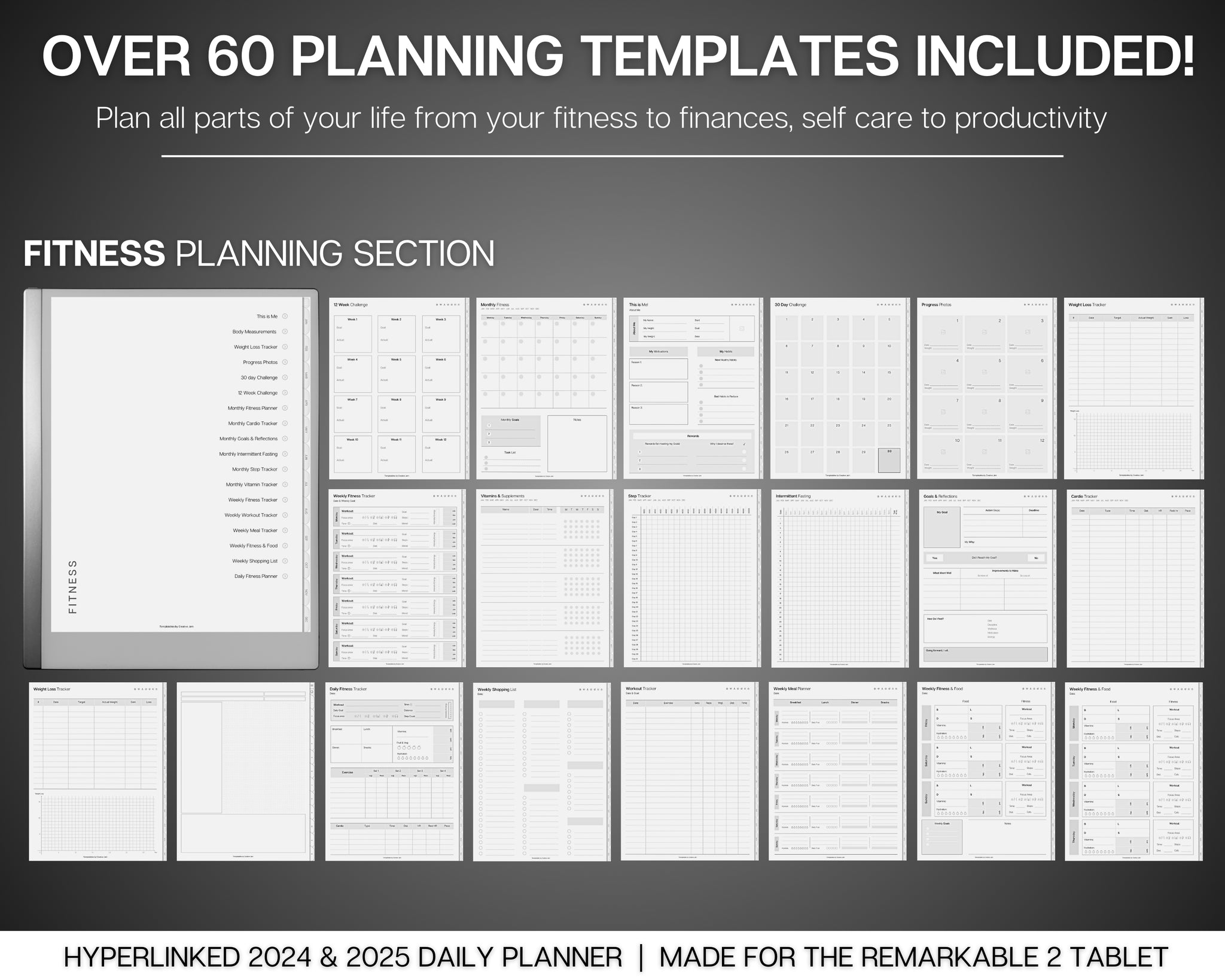 Ultimate 2024 reMarkable 2 Daily Planner