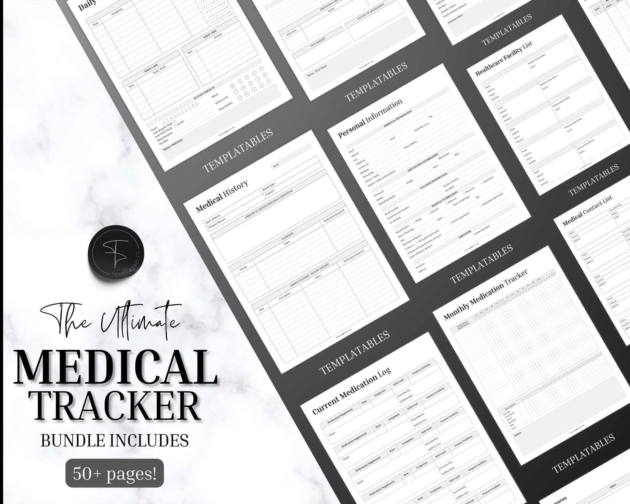 Medical Tracker Bundle | Everything you need for your Medical Planner!