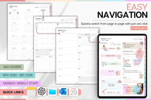 Load image into Gallery viewer, 2026 COLORFUL Digital Planner | GoodNotes Planner With Daily, Weekly &amp; Monthly Planner | SMART Integration with Apple Calendar, ChatGPT, Google &amp; more
