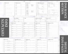 Load image into Gallery viewer, The ULTIMATE Home Management Binder Bundle! includes 170pg Household Planner for Cleaning, Emergency, Budget, Meal planners &amp; checklists, Life Binder
