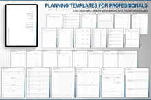 Load image into Gallery viewer, 2026 Digital Planner MEGA BUNDLE for Professionals | Daily Planner, Project Planner, Digital Notebook &amp; Meeting Notes, Smart Apple Links
