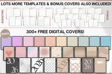 Load image into Gallery viewer, 2026 Digital Planner | BROWN GoodNotes Planner With Daily, Weekly &amp; Monthly Planner | SMART Apple, ChatGPT, Google Integration links
