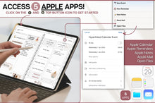 Load image into Gallery viewer, 2026 MINIMALIST Digital Planner | GoodNotes Planner With Daily, Weekly &amp; Monthly Planner | SMART Apple, ChatGPT, Google Integration links

