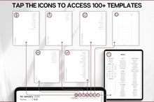 Load image into Gallery viewer, PROFESSIONAL'S Digital Planner, 2026 Daily Weekly, Monthly Planner, GoodNotes Planner, Undated Life Planner, iPad, SMART Apple links | MONO
