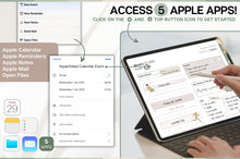 Load image into Gallery viewer, The 2 YEAR Digital Planner (2026 &amp; 2027) in GREEN. Daily Weekly, Monthly Planner &amp; Life Planner. Ideal for use on Goodnotes and iPad. Smart Apple Links
