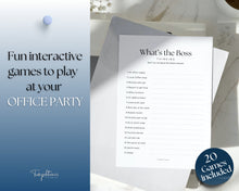 Load image into Gallery viewer, Office Party Games BUNDLE | Includes Ice Breaker Games, Office Work Party, Workplace Staff Games, Team Building &amp; Christmas Holiday Party | Printable
