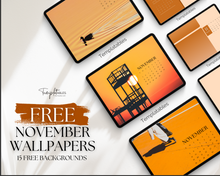 Load image into Gallery viewer, FREE - November 2023 Wallpapers for iPad
