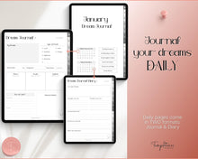 Load image into Gallery viewer, Digital Dream Journal for GoodNotes &amp; iPad | Digital Dream Diary, Dream Analysis, Dream Interpretation &amp; Sleep Tracker
