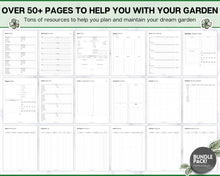 Load image into Gallery viewer, 2024 Garden Planner | Gardening Planner With Plant Journal, Planting Calendar, Plant Care, Seed Starting, Garden Book &amp; Plant Notes | Mono
