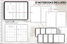 Load image into Gallery viewer, 2026 MINIMALIST Digital Planner | GoodNotes Planner With Daily, Weekly &amp; Monthly Planner | SMART Apple, ChatGPT, Google Integration links
