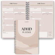 Load image into Gallery viewer, ADHD Daily Planner for Neurodivergent Adults - Productivity Daily Planner &amp; Task Management to Stay Organized and Focused | A5 Lux
