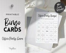 Load image into Gallery viewer, Office Bingo: Fun Icebreaker Game for Workplace, Retirement, and Get-to-Know-You Parties - Includes Human Bingo and Find the Guest Who
