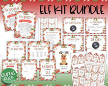 Load image into Gallery viewer, 2023 Elf on the Shelf Kit Bundle | With Elf Welcome Letter, Elf Warning, Elf Arrival, Elf Notes, Elf Games, Printables and Xmas Ideas for Festive Fun!
