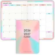 2026-2027 Pocket Planner | Small A6 Size - Fits in Your Bag | Two-Year Calendar | Premium 120gsm Paper | Portable & Durable Design