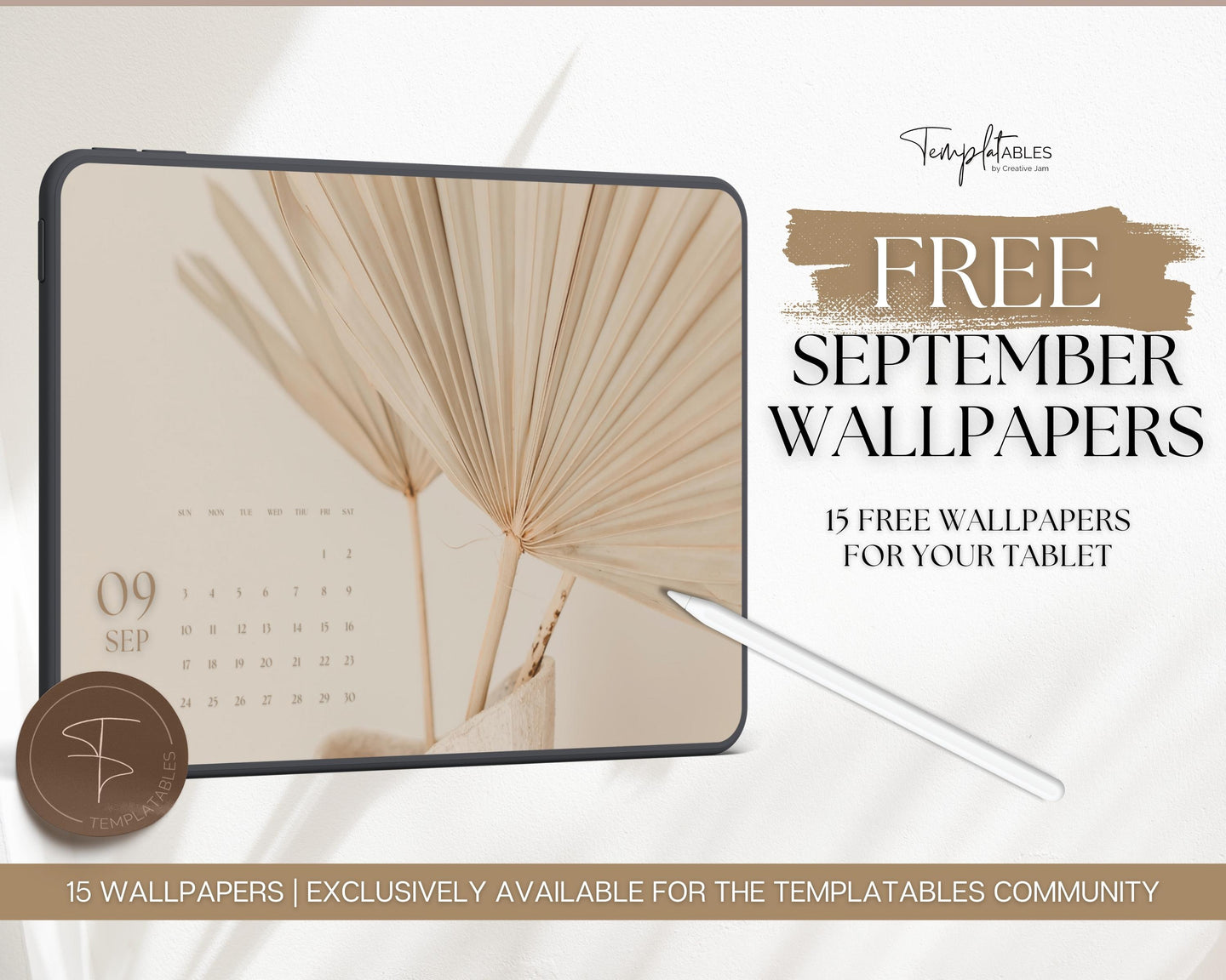 FREE - September 2023 Wallpapers for iPad