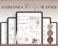 Load image into Gallery viewer, THAT GIRL Digital Planner | UNDATED Planner for Daily, Weekly &amp; Monthly Planning | Perfect for iPad, GoodNotes &amp; Notability | That Girl Aesthetic

