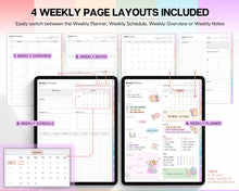 Load image into Gallery viewer, 2024 Colorful Digital Planner | Daily, Weekly, Monthly Planner for iPad &amp; GoodNotes
