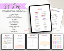 Load image into Gallery viewer, Self Therapy Journal! Your DIGITAL Self-Therapy Workbook, CBT, Guided Journal Prompts, Worksheets, Shadow Work, Mindfulness on GoodNotes and iPad | Pastel Briot
