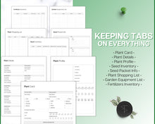 Load image into Gallery viewer, 2025 Garden Planner | Gardening Planner With Plant Journal, Planting Calendar, Plant Care, Seed Starting, Garden Book &amp; Plant Notes | Mono
