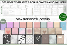 Load image into Gallery viewer, The 2 YEAR Digital Planner (2026 &amp; 2027) in GREEN. Daily Weekly, Monthly Planner &amp; Life Planner. Ideal for use on Goodnotes and iPad. Smart Apple Links
