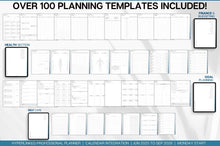 Load image into Gallery viewer, PROFESSIONAL'S Digital Planner, 2026 Daily Weekly, Monthly Planner, GoodNotes Planner, Undated Life Planner, iPad, SMART Apple links | BLUE
