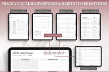 Load image into Gallery viewer, 2026 ADHD Daily Planner, GoodNotes Digital Planner for Neurodivergents, Brain Dump, iPad to do list, cleaning, Smart Apple Links (Copy) (Copy)
