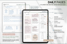 Load image into Gallery viewer, PROFESSIONAL'S Digital Planner, 2026 Daily Weekly, Monthly Planner, GoodNotes Planner, Undated Life Planner, iPad, SMART Apple links | SOFT NEUTRAL
