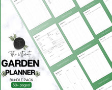 Load image into Gallery viewer, 2025 Garden Planner | Gardening Planner With Plant Journal, Planting Calendar, Plant Care, Seed Starting, Garden Book &amp; Plant Notes | Mono
