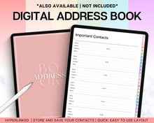 Load image into Gallery viewer, Digital Password Book | Password Tracker with tabs, Password Keeper &amp; Organizer, Password Log | Perfect for Goodnotes, Notability, iPad &amp; Digital Notebook | Colorful
