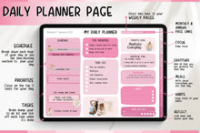 Load image into Gallery viewer, 2026 Digital Planner | HANDWRITTEN GoodNotes Planner With Daily, Weekly &amp; Monthly Planner | PINK
