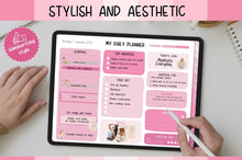 Load image into Gallery viewer, 2026 Digital Planner | HANDWRITTEN GoodNotes Planner With Daily, Weekly &amp; Monthly Planner | PINK
