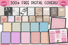 Load image into Gallery viewer, 2026 Digital Planner | HANDWRITTEN GoodNotes Planner With Daily, Weekly &amp; Monthly Planner | PINK
