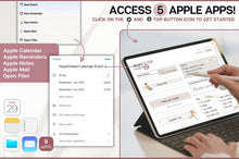 Load image into Gallery viewer, 2026 Digital Planner | GoodNotes Planner With Daily, Weekly &amp; Monthly Planner | SMART Apple, ChatGPT, Google Integration links (Mono)
