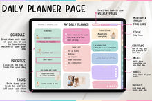 Load image into Gallery viewer, 2026 Digital Planner | HANDWRITTEN GoodNotes Planner With Daily, Weekly &amp; Monthly Planner | COLORFUL
