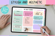 Load image into Gallery viewer, 2026 Digital Planner | HANDWRITTEN GoodNotes Planner With Daily, Weekly &amp; Monthly Planner | COLORFUL
