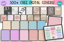 Load image into Gallery viewer, 2026 Digital Planner | HANDWRITTEN GoodNotes Planner With Daily, Weekly &amp; Monthly Planner | COLORFUL
