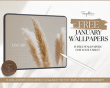 Load image into Gallery viewer, FREE - January 2024 Wallpapers for iPad - Happy New Year!
