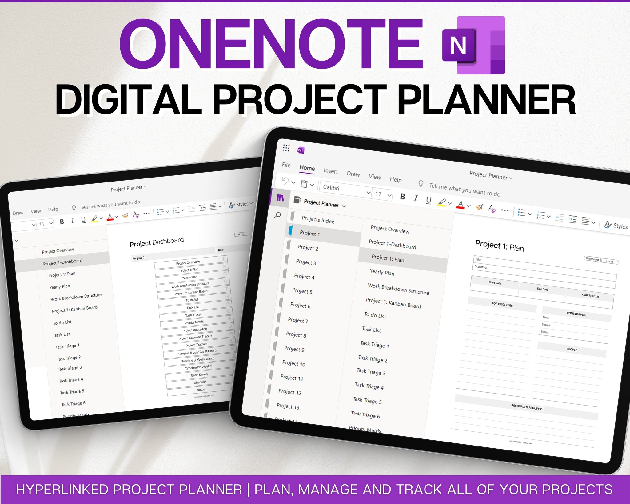 OneNote Project Planner - Efficient Way of Managing OneNote Projects!