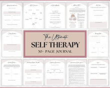 Load image into Gallery viewer, Self Therapy Journal Printable | 30+ Pages of Self-Therapy Workbook, Based on CBT, Guided Journal Prompts, Printable Worksheets, Shadow Work and Mindfulness!
